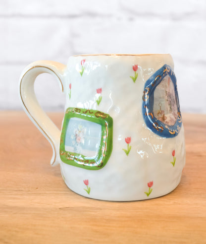Whimsical Picture Frame Mug