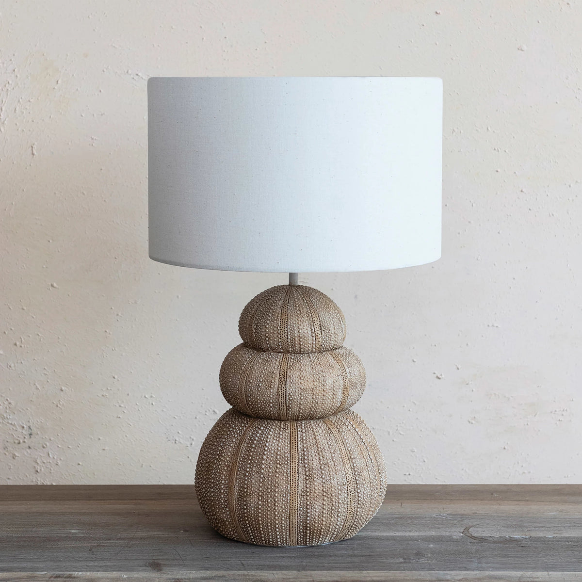 Stacked Sea Urchin Lamp