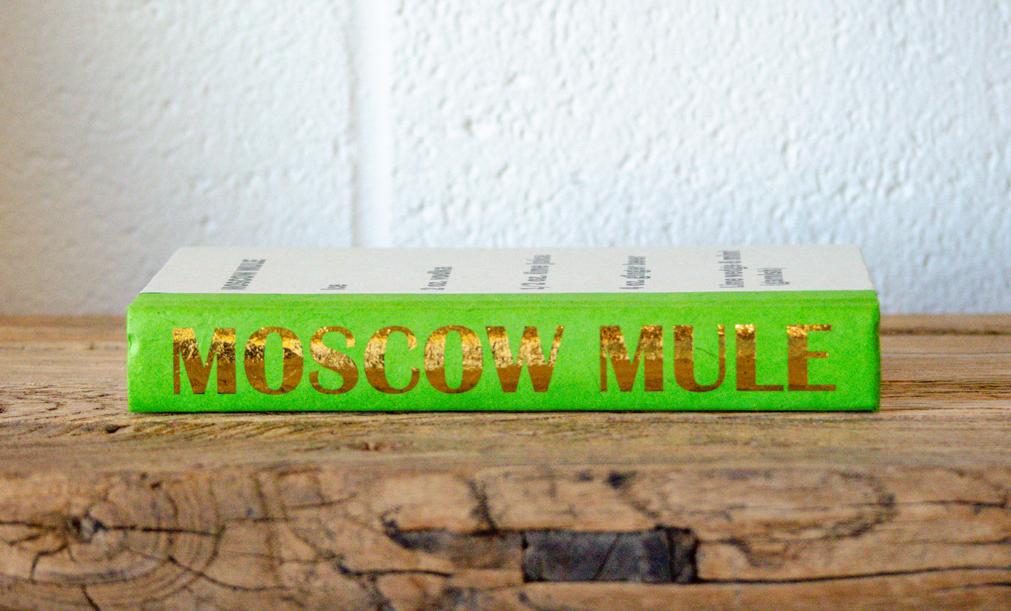 Bold & Gold Cocktail Decorative Books w/ Recipe