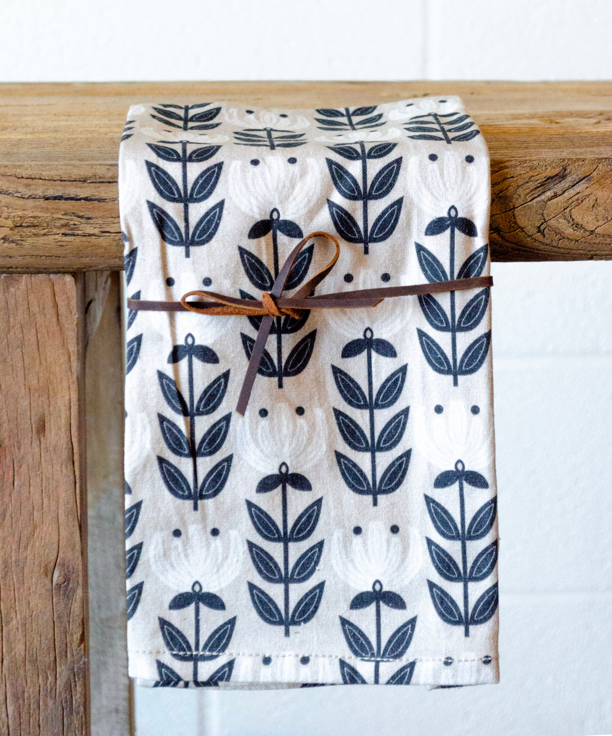 Vintage Inspired Floral Tea Towel