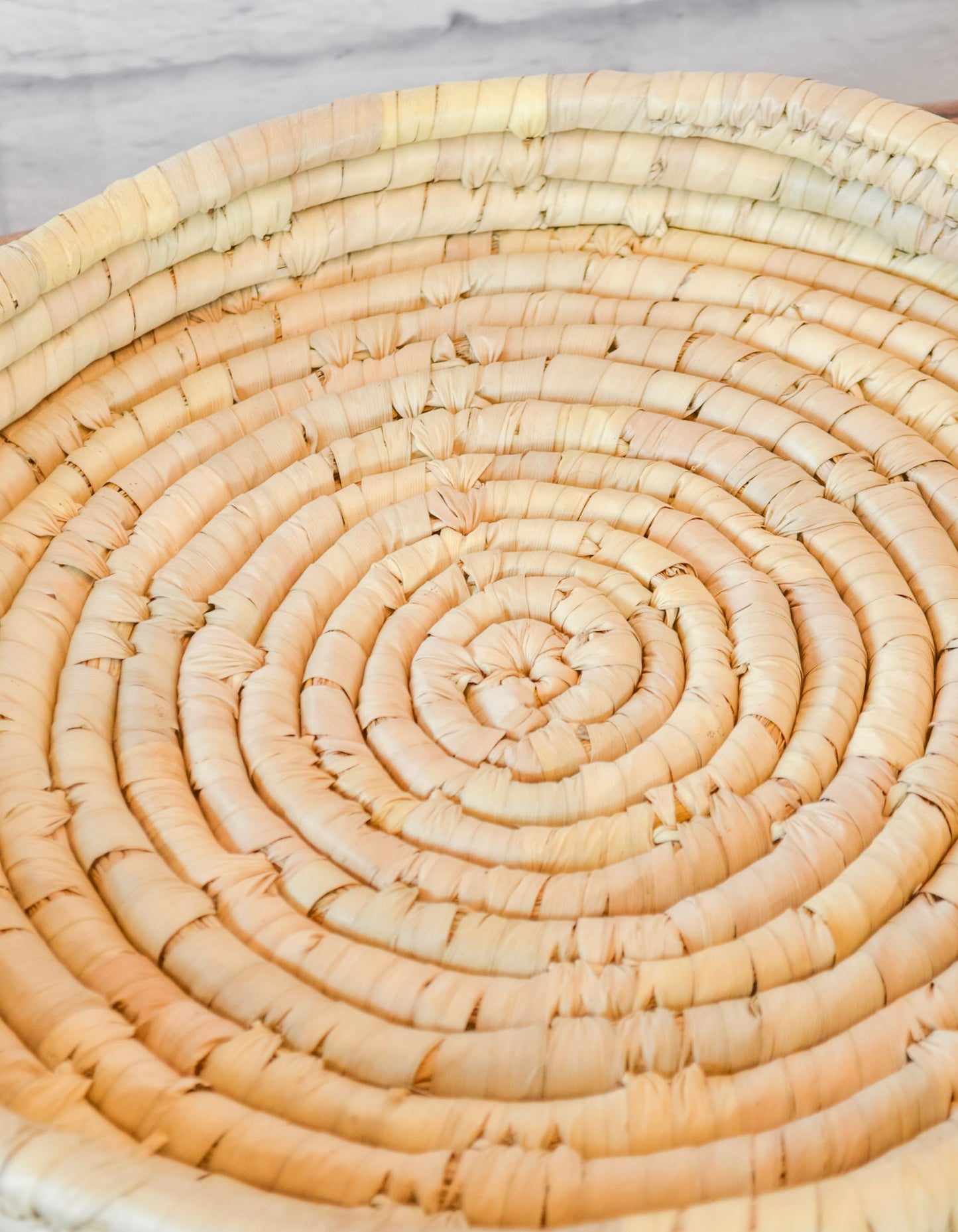 Handwoven Grass & Date Leaf Tray