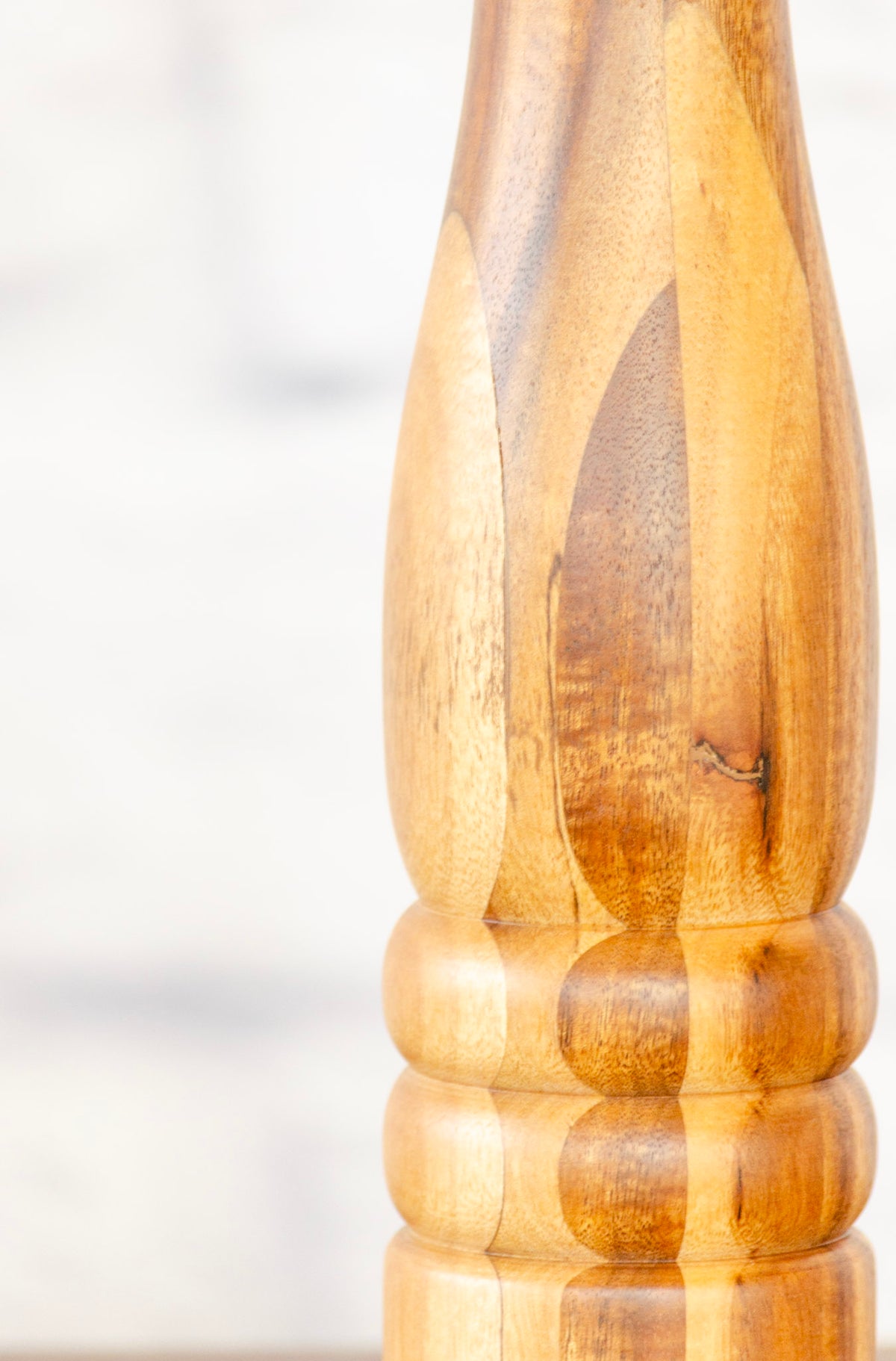 Large Acacia Wood Salt or Pepper Mill