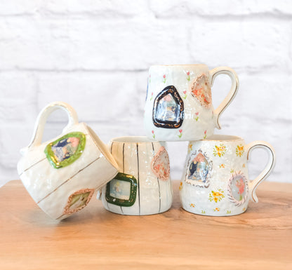 Whimsical Picture Frame Mug