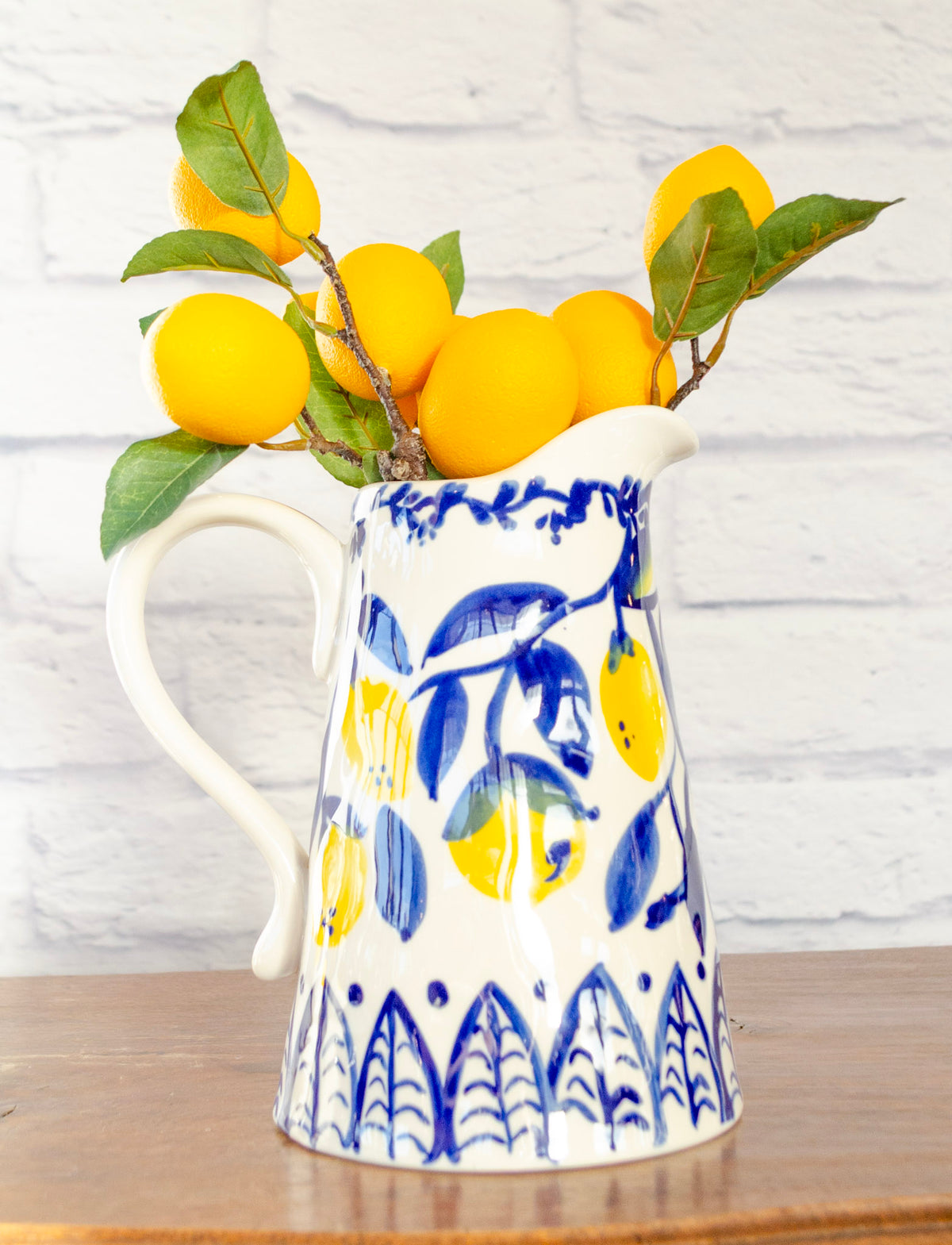 Hand-Painted Lemon Ceramic Collection