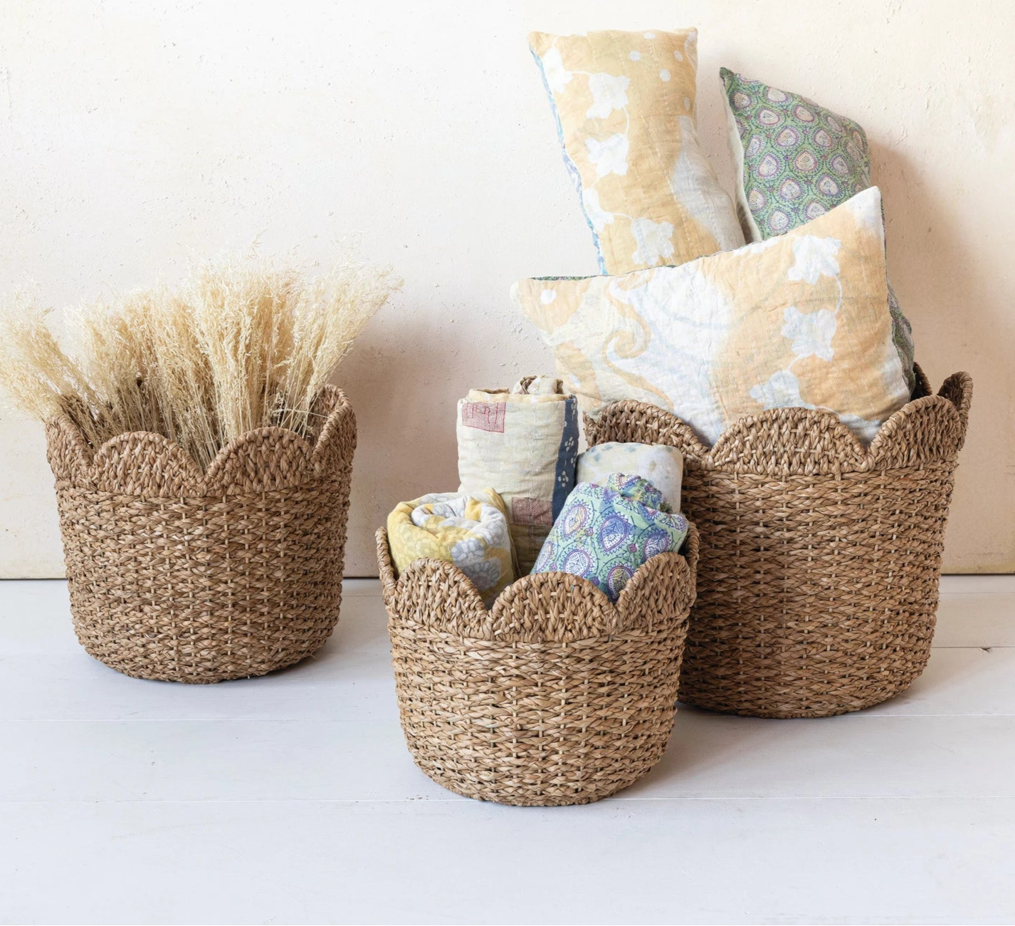 Scalloped Edge Bankuan Basket