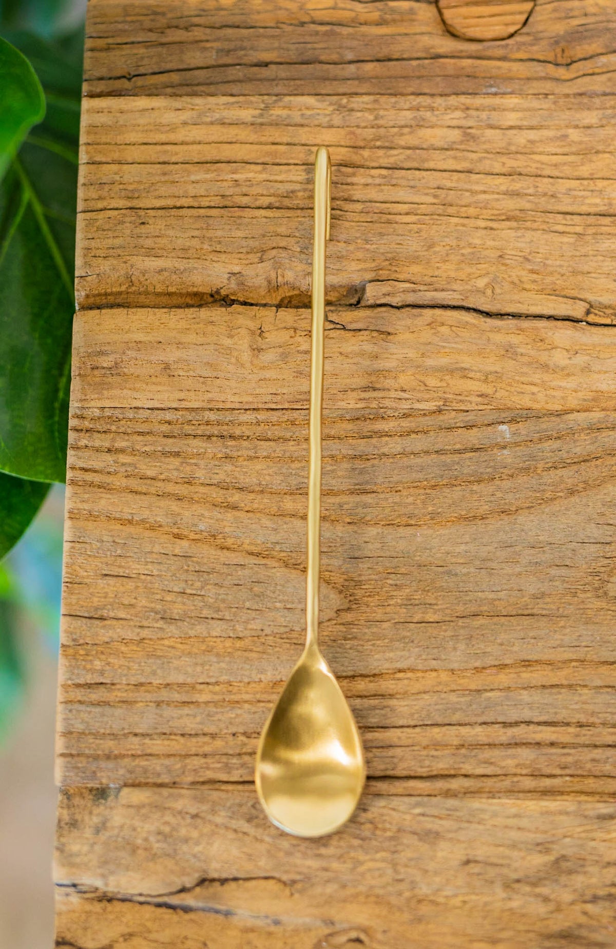Handmade Brass Jar Spoon