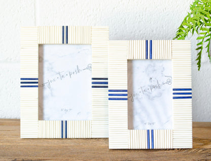 Balance White & Blue Bone Frame