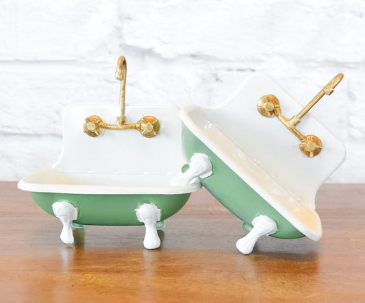 Vintage Inspired Metal Sink Soap Dish