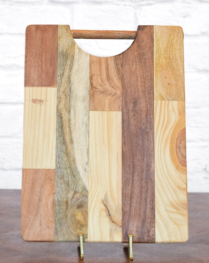 Patchwork Wood Cheese Board