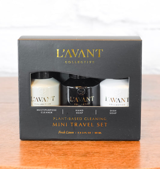 L'AVANT Mini Travel Cleaning Set in Fresh Linen