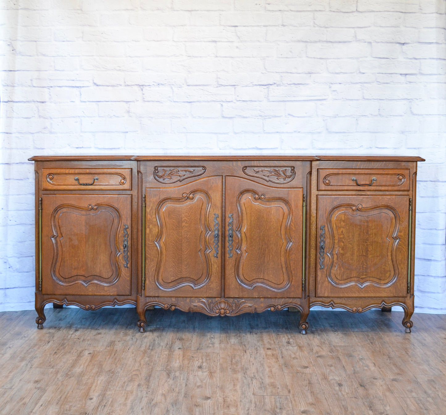 Ellie Parquentry Top Oak Sideboard
