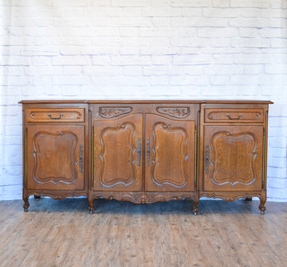 Ellie Parquentry Top Oak Sideboard