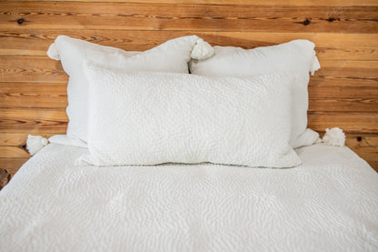 Vela Ivory Velvet Bedding Collection