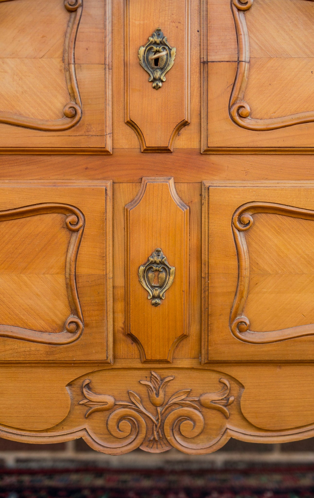 Louis XV Style Cherrywood Chest