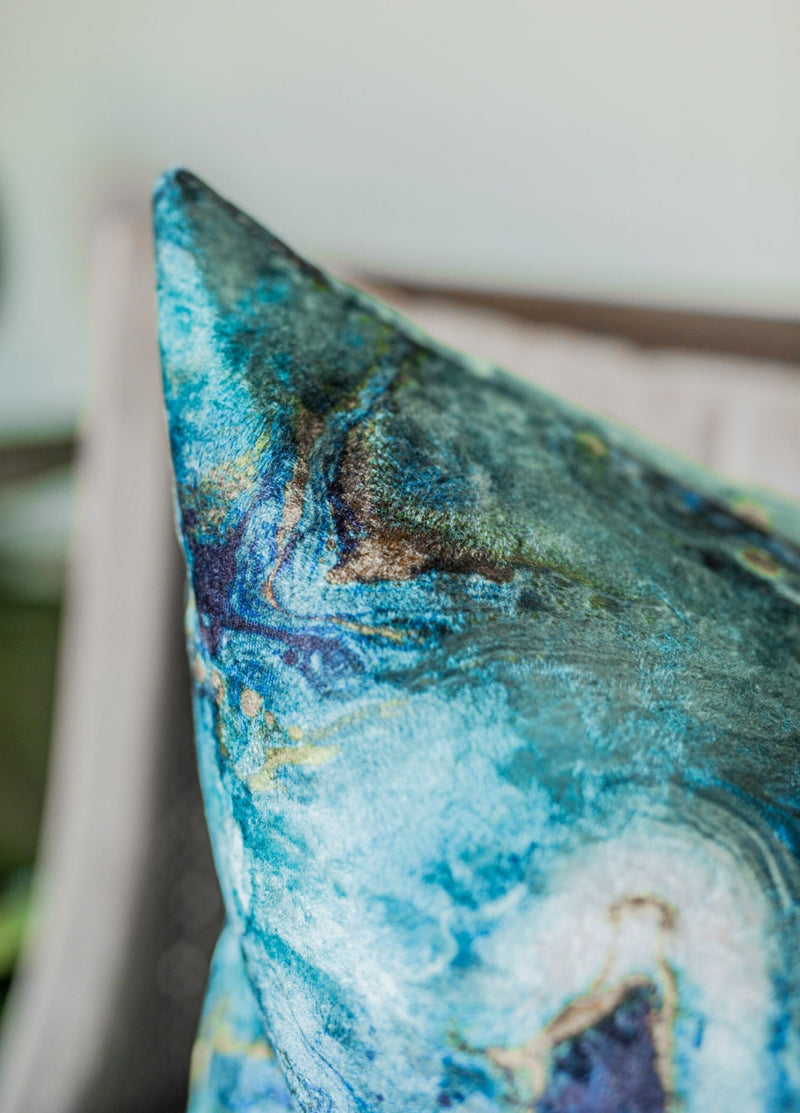 Massa Turquoise Accent Pillow