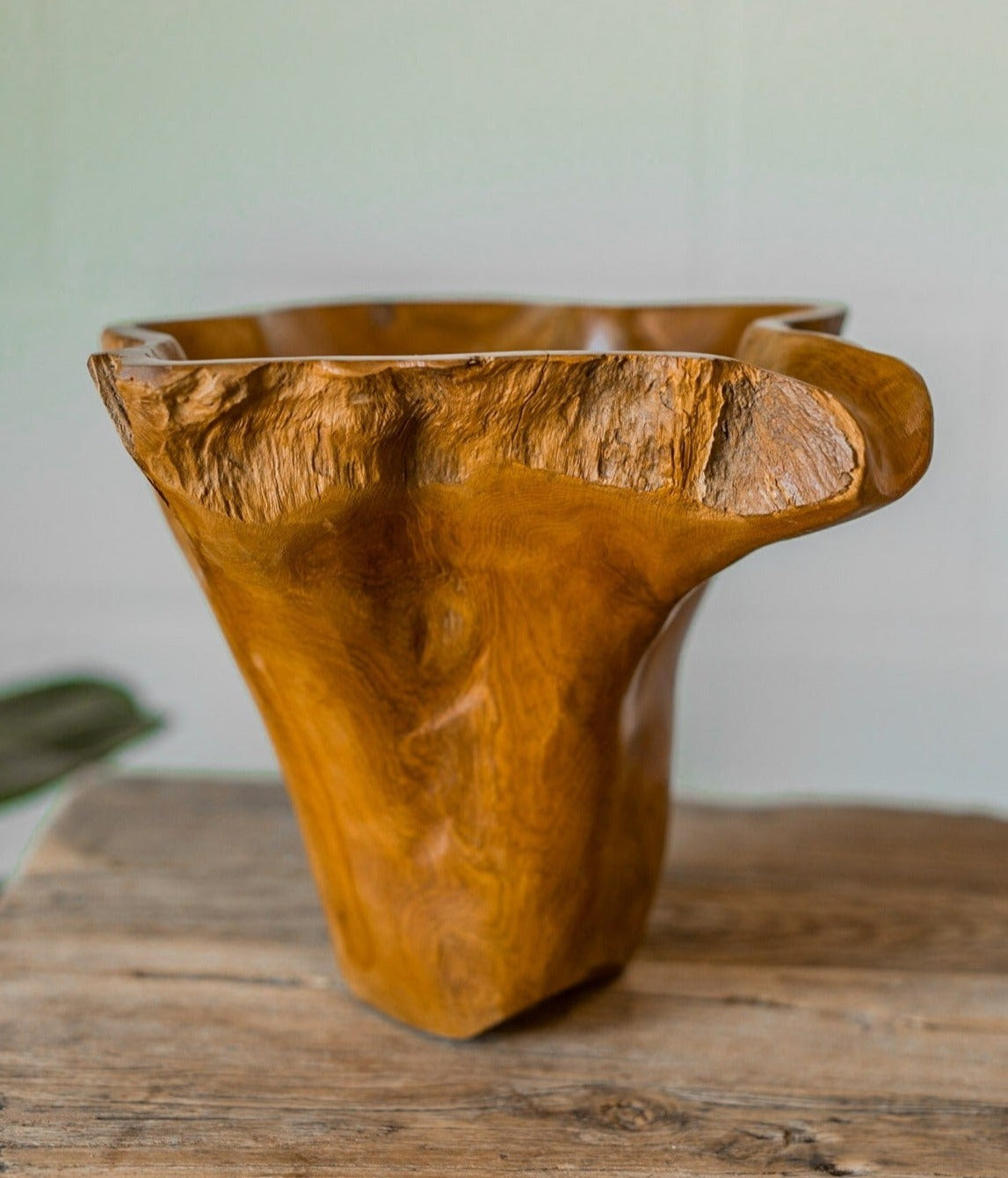 Organic Wood Vase