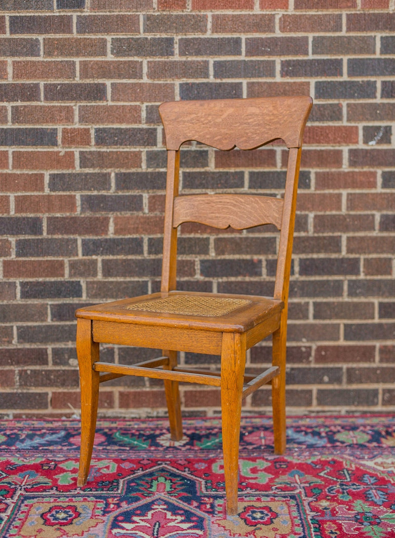 Wood & Wicker Chair