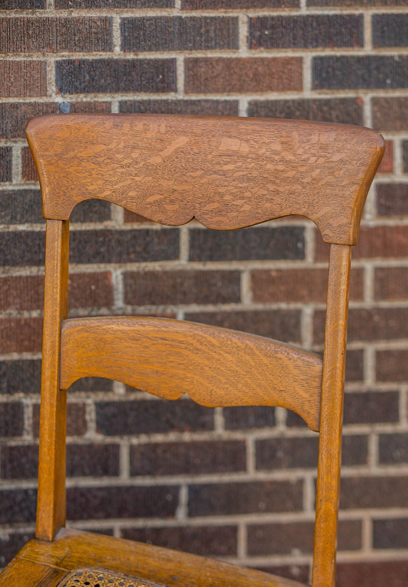 Wood Wicker Chair