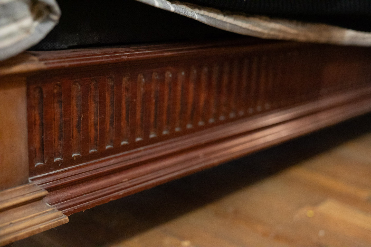 Louis Phillipe Style Columned Mahogany Bed