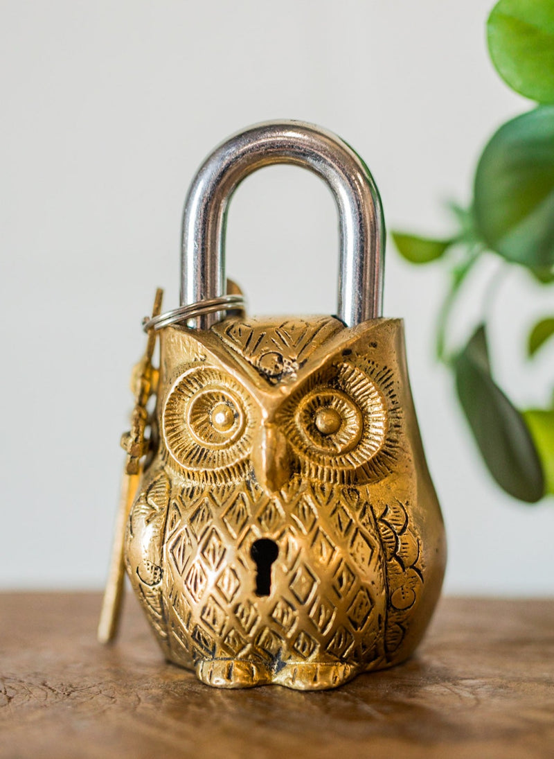Gold Lock w/ Keys