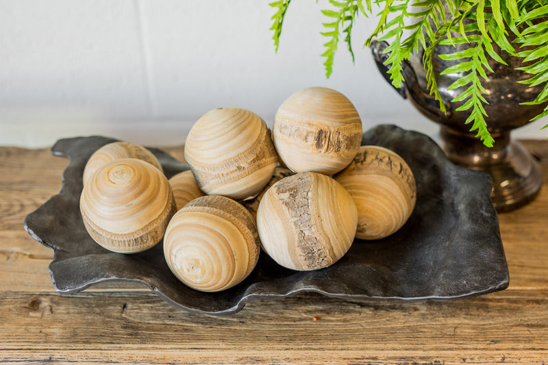 Natural Ash Wood Orb