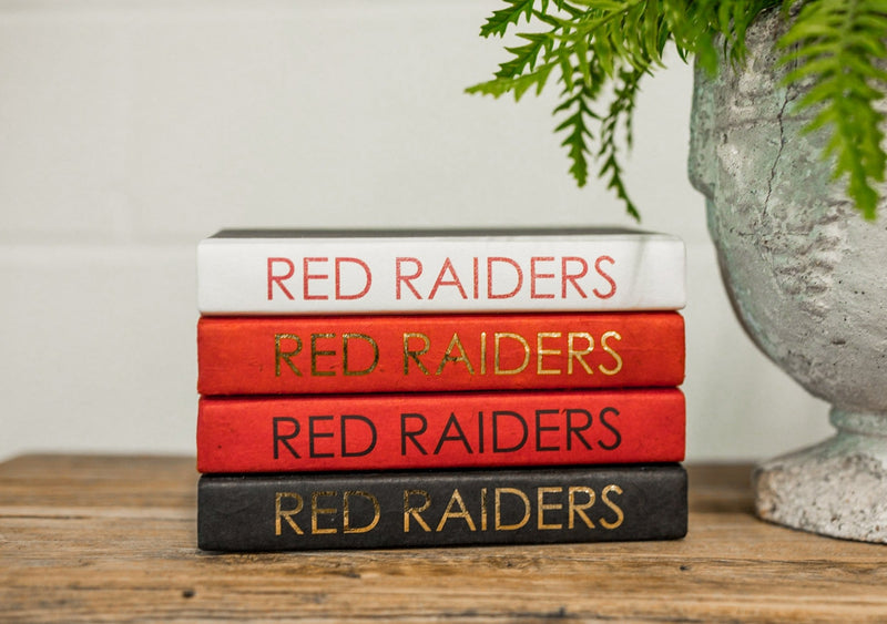 "Hit 'Em Wreck 'Em Red Raiders" Coffee Table Books