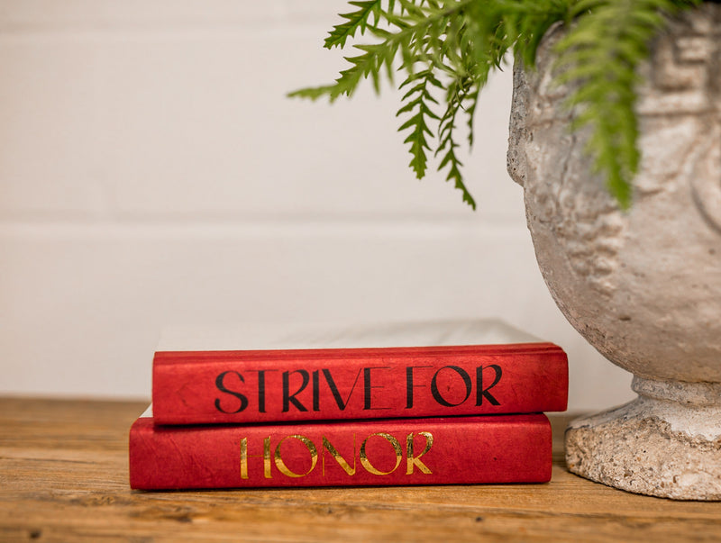 "Strive For Honor" Coffee Table Books