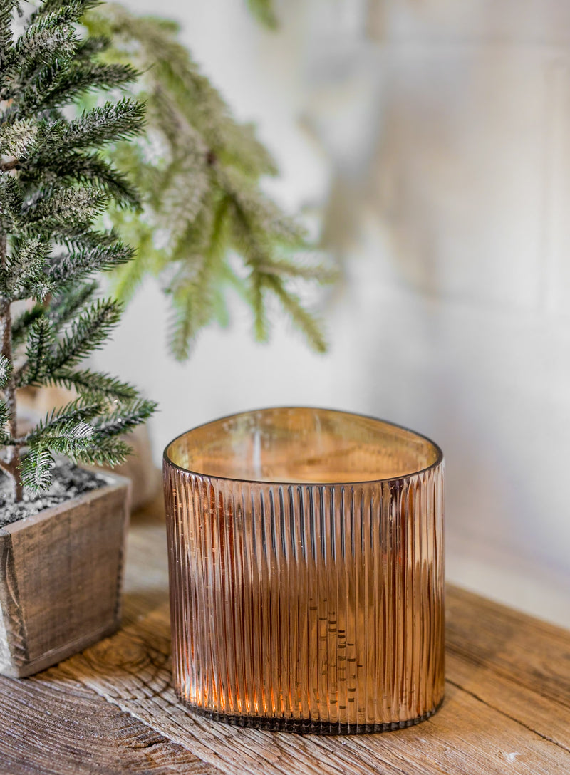 Holiday Glam Glass Candle