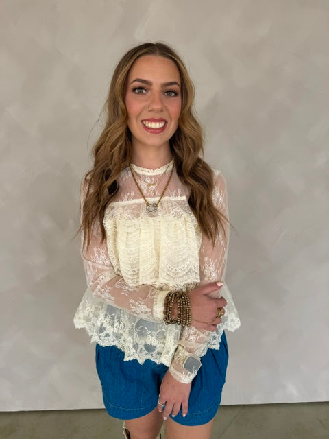 Woodrow Lace Top