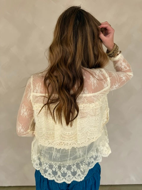 Woodrow Lace Top