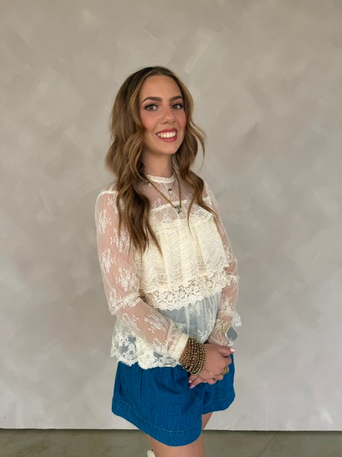 Woodrow Lace Top