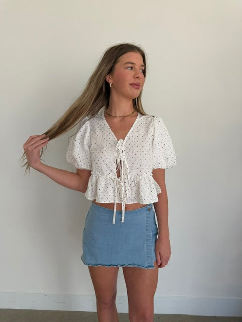 Polka Dot Muse Top