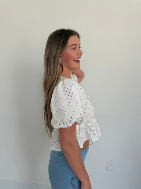 Polka Dot Muse Top