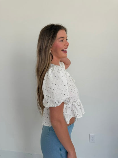 Polka Dot Muse Top