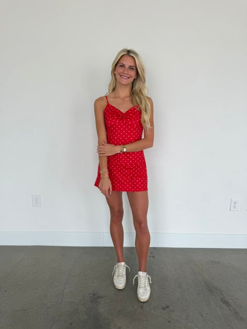 Cherry Mini Athletic Dress