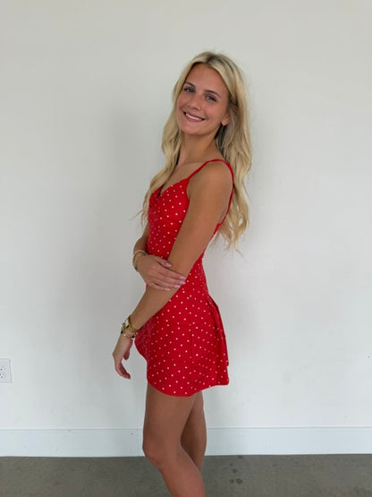 Cherry Mini Athletic Dress