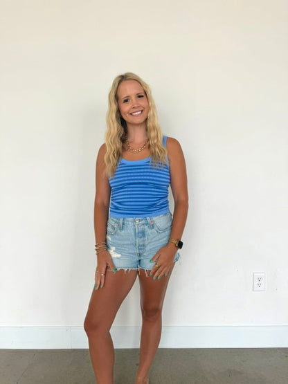 Coastal Ribbed Tank