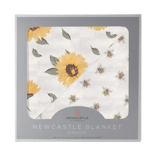 Sunflower Farm and Honey Bee Newcastle Blanket