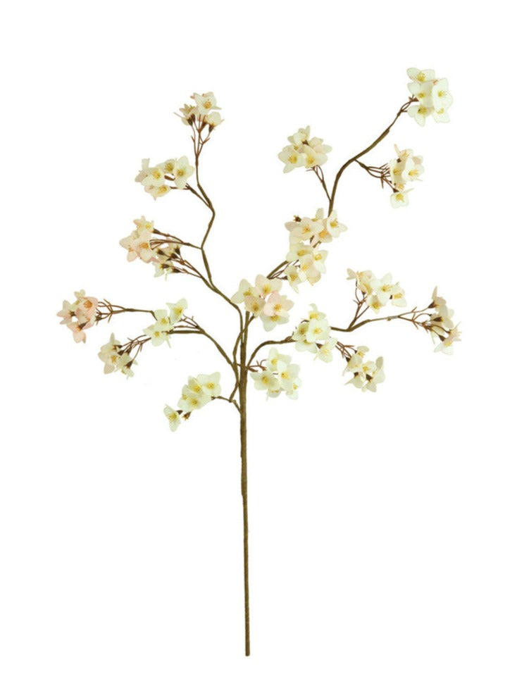 Faux Blush Flower Branch