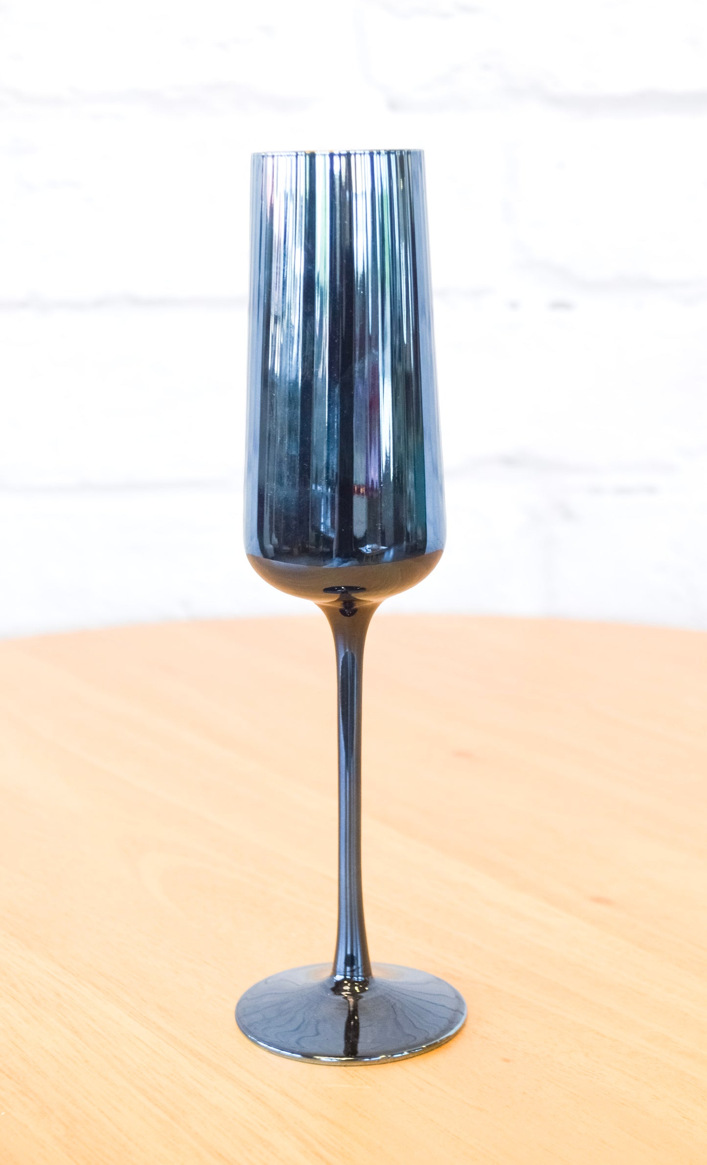 Colorful Fluted Chrome Drinkware