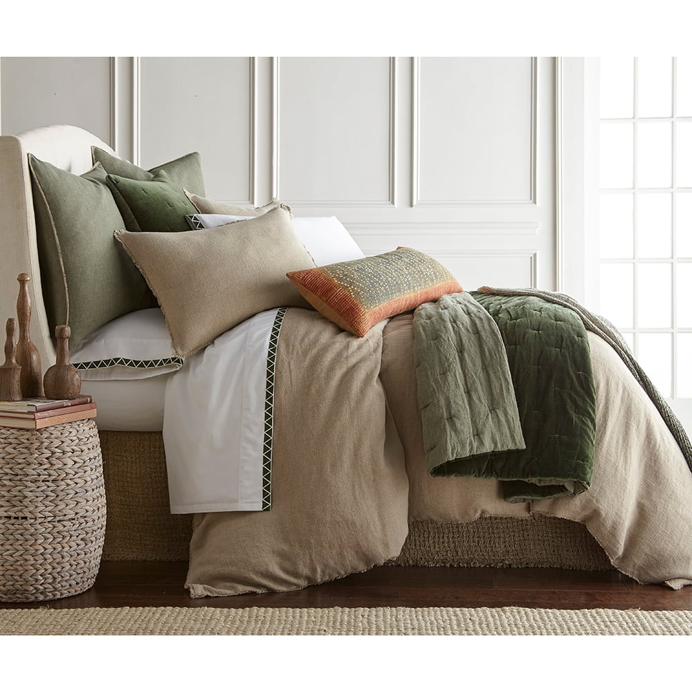 Bryce Kale Linen Duvet Collection