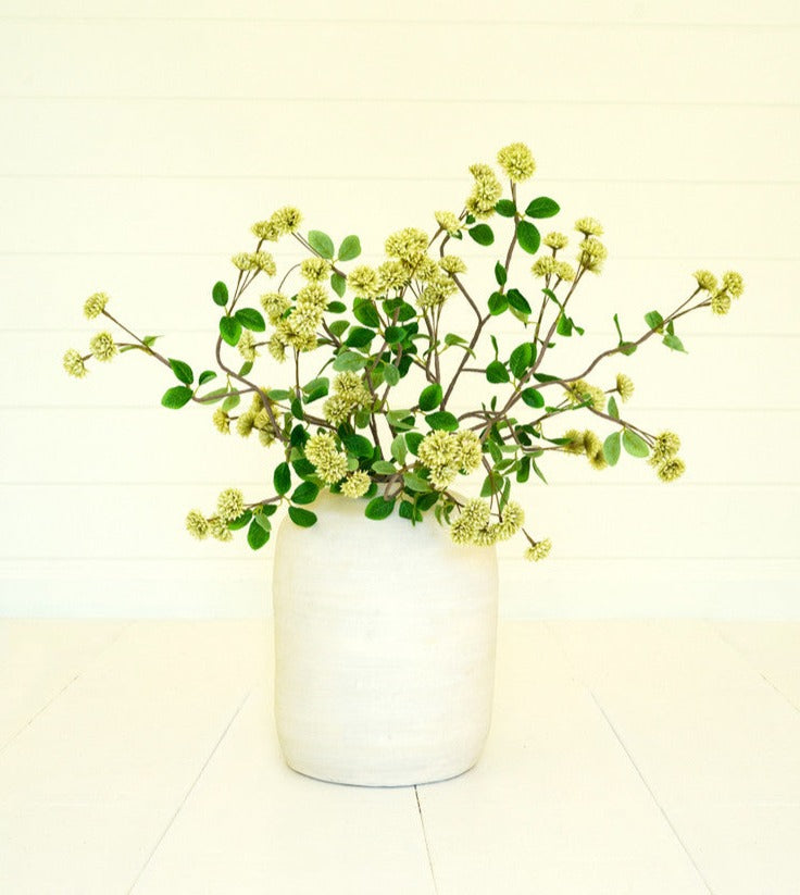 Faux Chartreuse Flowers Stem