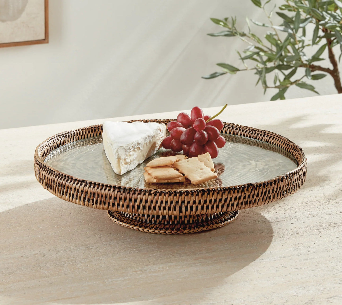 Connie Rattan Serving Stand