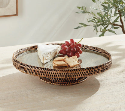 Connie Rattan Serving Stand