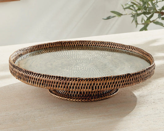 Connie Rattan Serving Stand