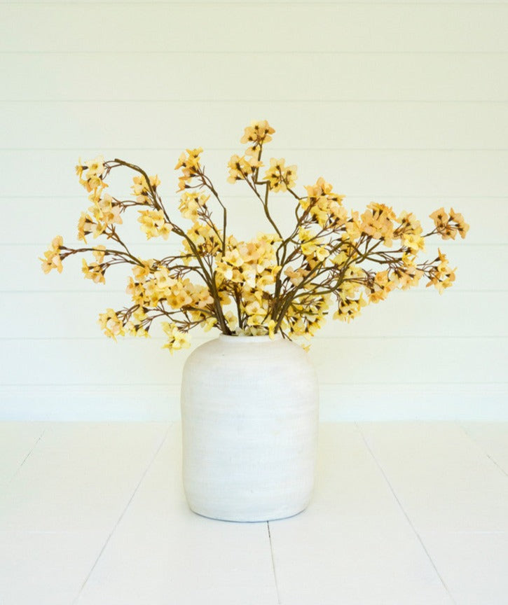 Faux Yellow Flower Branch