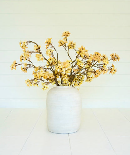 Faux Yellow Flower Branch