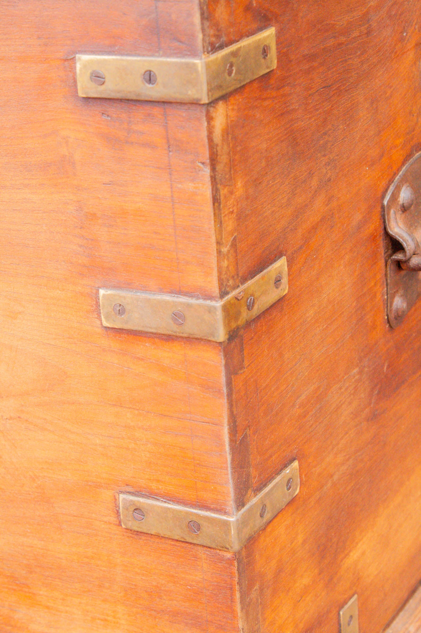 Antique Simple Wooden Chest