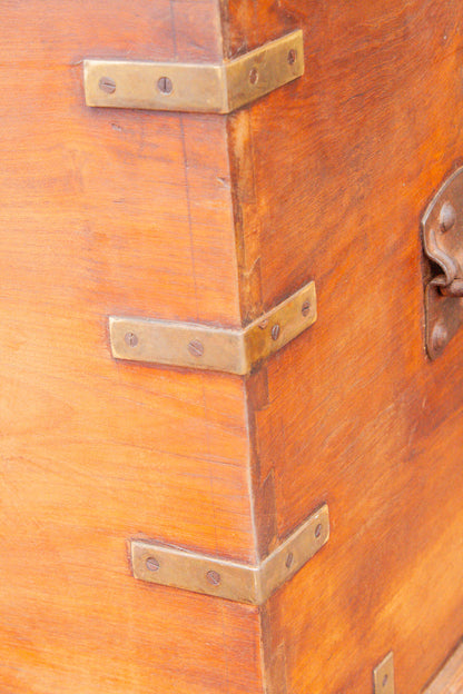 Antique Simple Wooden Chest