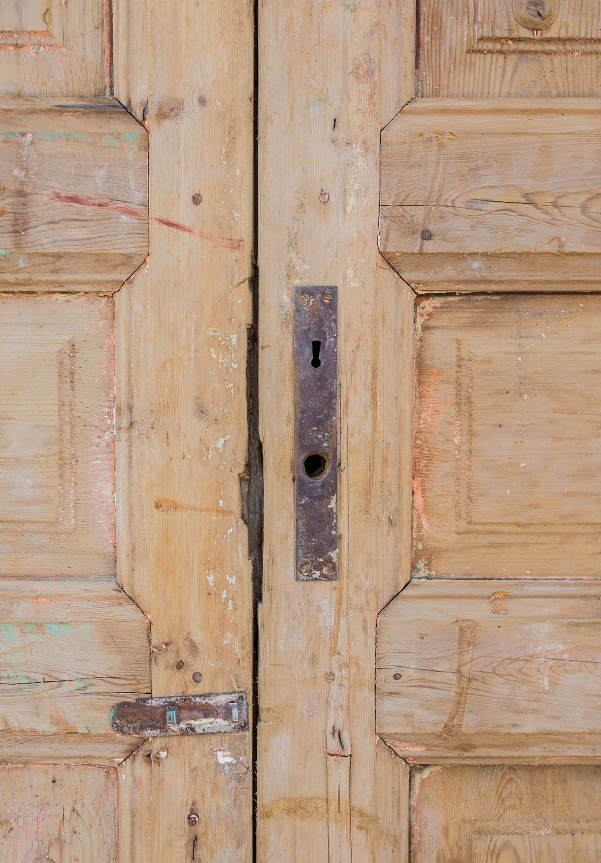 Anton - Primitive Egyptian Paneled Wooden Doors